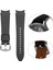 Samsung Galaxy Watch4 40Mm / 44Mm Için Deri Kordonlu Saat Siyah (Yurt Dışından) 3