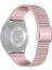 Samsung Galaxy Watch4 40Mm Için Çift Tokalı Çelik Kordonlu Saat Pembe Gül (Yurt Dışından) 1