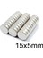 15X5MM Neodyum Güçlü Mıknatıs - Neodim Magnet 1