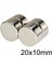 20X10MM Neodyum Güçlü Mıknatıs - Neodim Magnet 1