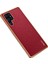 Galaxy S22 Ultra Için Litchi Doku Galvanik Pu Deri Kaplamalı Pc + Tpu Hibrit Telefon Kılıfı - Kırmızı (Yurt Dışından) 1