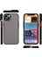Apple iPhone 13 Mini London Serisi Darbeye Dayanıklı Kılıf - Buzlu Siyah 2