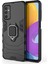 Samsung Galaxy M52 5g Batman Serisi Yüzük Standlı Armor Kılıf - Siyah 1