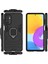 Samsung Galaxy M52 5g Batman Serisi Yüzük Standlı Armor Kılıf - Siyah 3