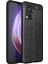 Vivo V21 Leather Silikon Kılıf - Siyah 1