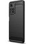 Xiaomi Redmi Note 11 Pro Çin Versiyon Brushed Carbon Fiber Silikon Kılıf - Siyah 1