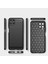 Samsung Galaxy A22 4g Brushed Carbon Fiber Silikon Kılıf - Siyah 5