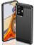 Xiaomi 11T Brushed Carbon Fiber Silikon Kılıf - Siyah 3