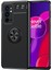 Oneplus 9rt 5g Focus Serisi Yüzük Standlı Silikon Kılıf - Siyah 1