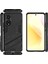 Huawei Nova 9 Matrix Serisi Armor Standlı Perfect Koruma Kılıf - Siyah 2