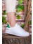 15306 / 15307 Kadın - Erkek Beyaz Yeşil Sneaker Anatomik Günlük Spor Ayakkabı 36/45 -1 2