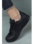 15306 / 15307 Kadın - Erkek Full Siyah Sneaker Anatomik Günlük Spor Ayakkabı 36/45 -1 1