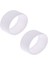 2 Parça Badminton Tenis Raket Kolu Düzeltme Halka Koruyucu Bandı Overgrip Beyaz (Yurt Dışından) 1