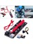 Pcıe Rıser Ver 009S 1x Ila 16X Grafik Genişletme USB Adaptörü Kart, 24 Inç USB Kırmızı USB Kablosu (Yurt Dışından) 5
