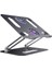 Ayarlanabilir Metal Laptop Standı Okuma Tutucu Riser Soğutma Fanı Sturdy Gri Ile (Yurt Dışından) 2