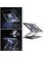 Ayarlanabilir Metal Laptop Standı Okuma Tutucu Riser Soğutma Fanı Sturdy Gri Ile (Yurt Dışından) 3
