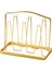 Sunnimix Metal Dikdörtgen Sunum Tepsisi 23x13x20.7cm -Altın (Yurt Dışından) 1