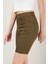 Kadın Cepli Slim Fit Şort 4