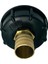 Ibc 1000L Su Tankı Parçaları Bağlayıcı 1/2 "3/4" 1 "pirinç Hortum Adaptörü Siyah 5