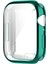 Apple Watch Uyumlu 7 45 mm Önü Kapalı Tasarım Parlak Silikon Kılıf - Petrol Yeşili 3