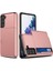 Samsung Galaxy S21 Fe Için Sürgülü Kart Tutucu Plastik + Tpu Hibrit Telefon Kılıfı (Yurt Dışından) 1