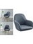 Jakarlı Yemek Sandalye Slipcovers Yemek Odası Sandalye Koruyucu Kahve (Yurt Dışından) 3