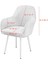 Jakarlı Yemek Sandalye Slipcovers Yemek Odası Sandalye Koruyucu Kahve (Yurt Dışından) 3