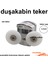 Duşakabin Tekerleği Üst Teker Çiftli Plastik Krom Kaplama Üst Teker 4'lü 2