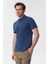 Regular Fit Düz Açık Lacivert Erkek Polo T-Shirt - 222 Lcm 242049 Tylen 1