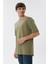 Lee Cooper Bisiklet Yaka Oversized DüzHaki Erkek T-Shirt - 222 Lcm 242041 Thomas 3