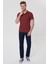 Slim Fit Pike Desenli Bordo Erkek Polo T-Shirt - 224 LCM 242057 Twins 2