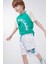 Reglan Kollu Baskılı Erkek Çocuk Kısa Kollu T-Shirt 2