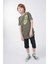 Baskılı Erkek Çocuk Kısa Kollu T-Shirt 3