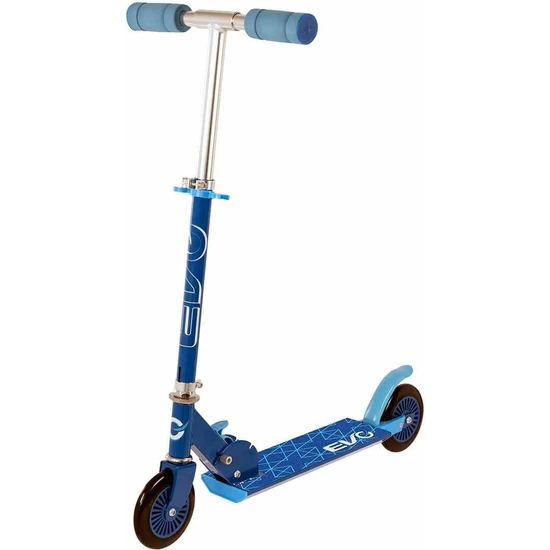 Hti Toys Evo 2 Tekerlekli Inline Mavi Scooter