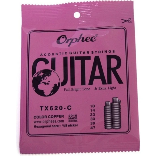 Orphee TX620-C Akustik Gitar Teli