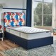 Yataş Bedding Garden Somni Baza Multi Yatak 3 Parça Genç Set - Mavi
