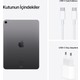 Apple iPad Air 5. Nesil 10.9" 64GB Wi-Fi Tablet - MM9C3TU/A Uzay Grisi