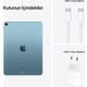 Apple iPad Air 5. Nesil 10.9" 64GB Wi-Fi Cellular Tablet - MM6U3TU/A Mavi Apple iPad Air 5. Nesil 10.9" 64GB Wi-Fi Cellular Tablet - MM6U3TU/A Mavi