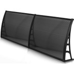 Gardenplast LOTUS Kapı Pencere Üstü Pratik Sundurma 70 x 240 cm - Siyah