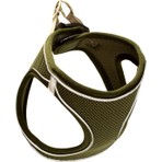 Mita Air Mesh Kedi Köpek Göğüs Tasması Çift Reflektörlü, Terletmeyen Haki / Khaki