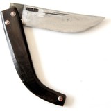 Tapan Bıçağı Tapan Av & Çoban Bıçağı Teke Boynuzu Kara Çelik 23 cm C10, - S13 cm Siyah