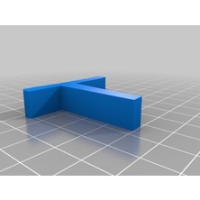 Aldım Geldi T Harfi Organik Plastikten Biblo Dekoratif Hediyelik Süs Eşyası