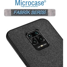 Microcase Xiaomi Redmi Note 10 Lite Fabrik Serisi Kumaş Desen Kılıf - Siyah