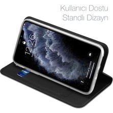 Dux Ducis Apple iPhone 11 Pro Max 6.5inç Kılıf Kapaklı Flip Cover Kılıf Skinpro Series