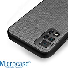 Microcase Xiaomi Redmi Note 11 Pro Çin Versiyon Fabrik Serisi Kumaş ve Deri Desen Kılıf