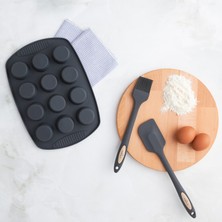 Karaca Flex 3 Parça Muffin Kek Kalıbı