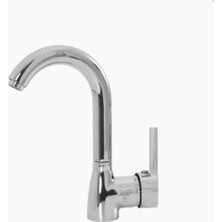 Bariton Banyo Lavabo Musluk Batarya Armatür Krom Kuğu Banyo Lavabo Bataryası