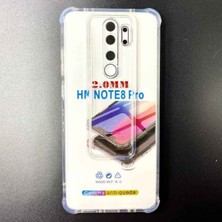 Tria Xiaomi Redmi Note 8 Pro Uyumlu Şeffaf Sürgülü Köşe Korumalı Arka Kapak Telefon Kılıfı