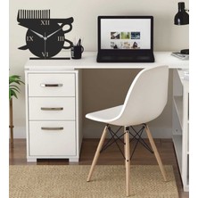 Hediyelikevi Saat Kuaför Temalı Masa Saati Hediyelik