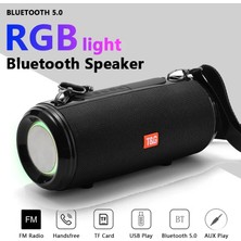 T&g TG537 Rgb Işıklı Taşınabilir Bluetooth Hoparlör - Siyah (Yurt Dışından)